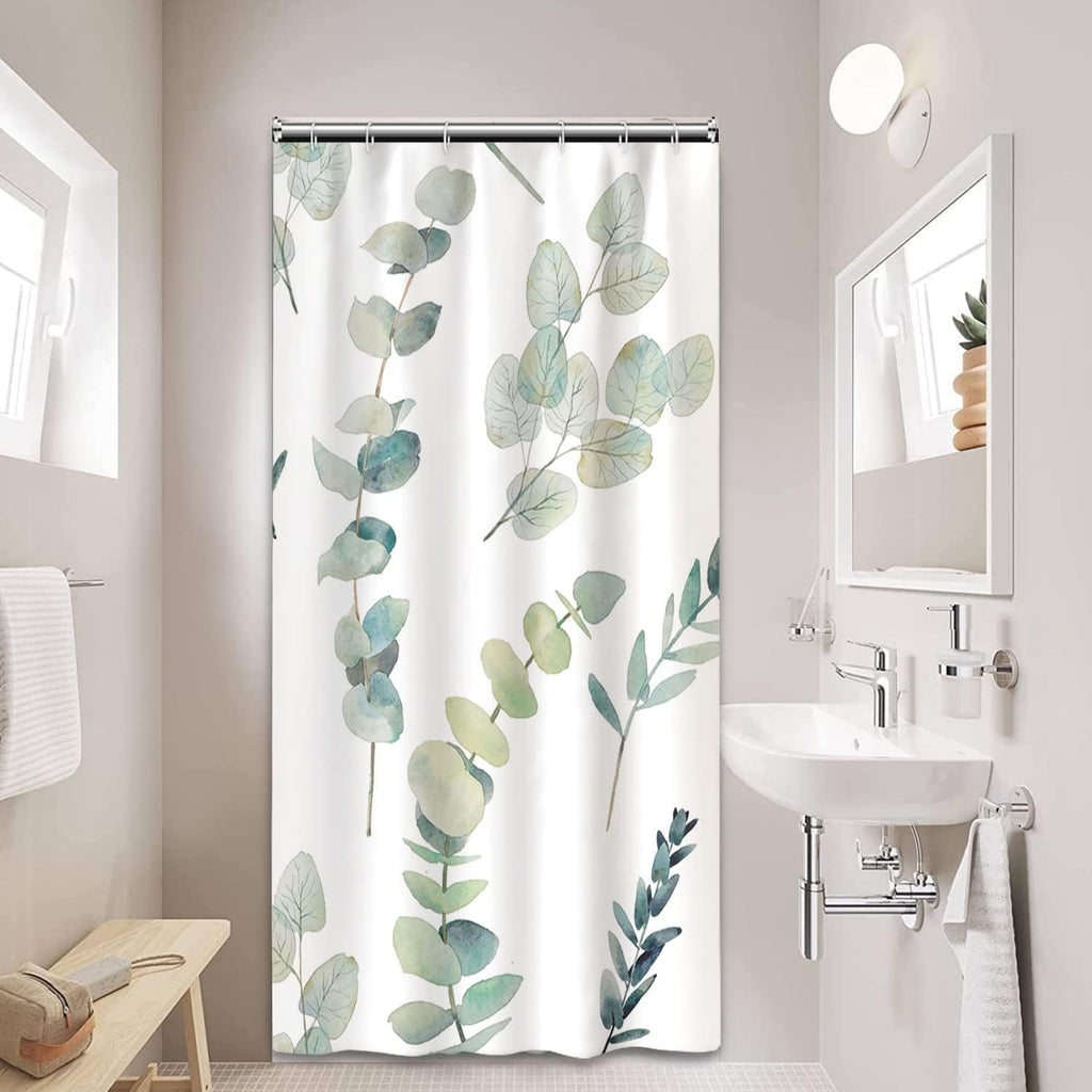 Bathveil Marble Shower Curtain Waterproof Washable with Hooks