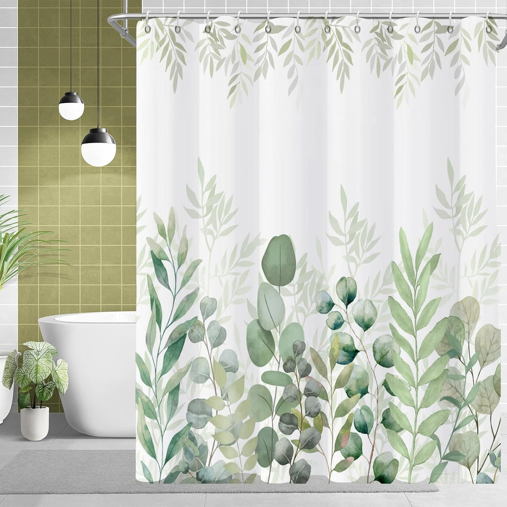 Bathveil Boho Minimalist Shower Curtain, Abstract Arch Sun Design, Waterproof Machine Washable, 72 x 72 in