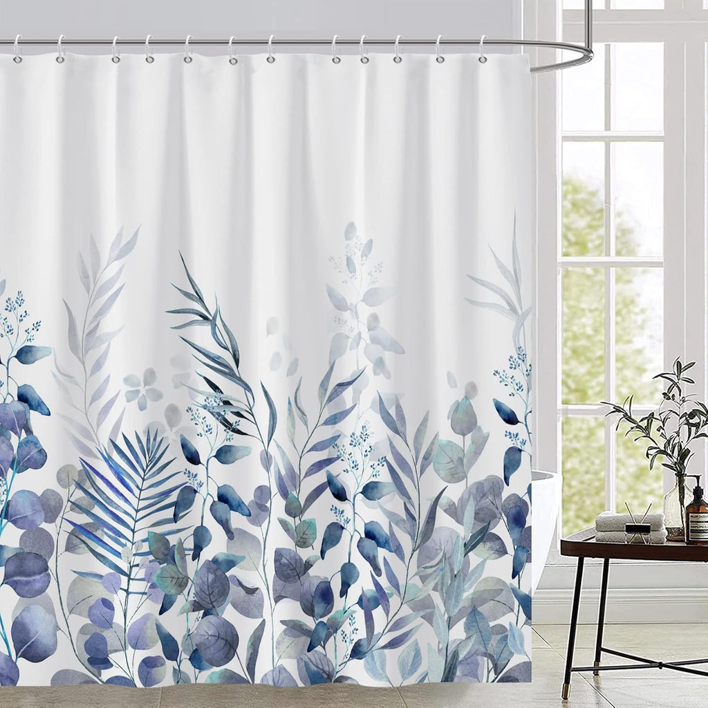 Bathveil Marble Shower Curtain Waterproof Washable with Hooks
