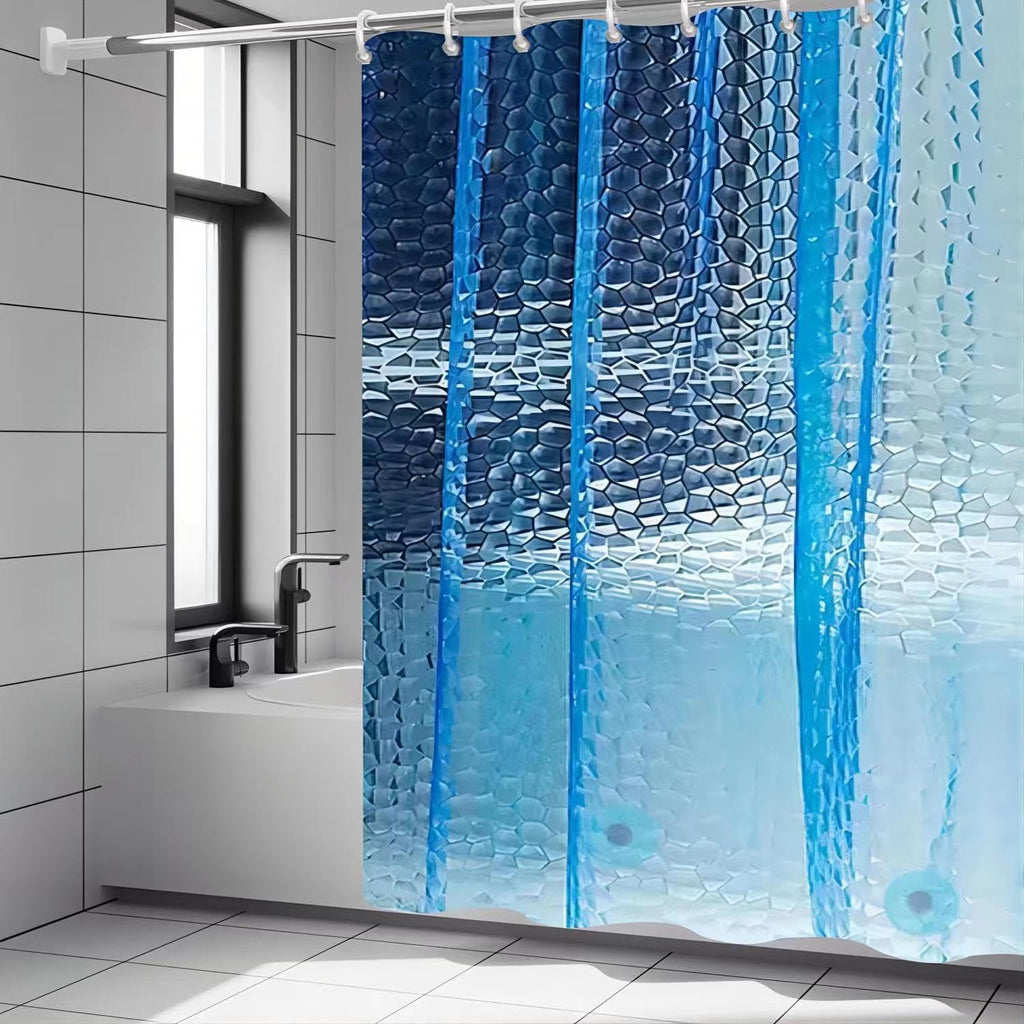 Bathveil Banana Leaves PEVA Shower Curtain Liner Waterproof with Grommets