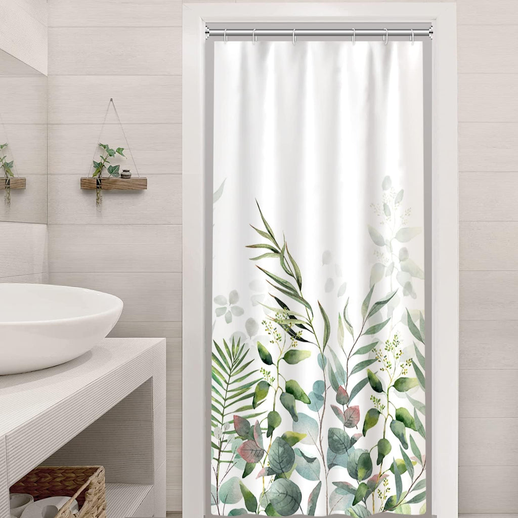 Bathveil Marble Shower Curtain Waterproof Washable with Hooks